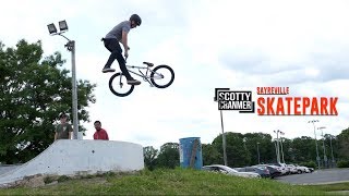 TAIL WHIP OUT OF THE SKATEPARK!