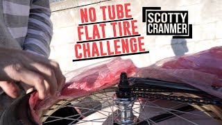 FLAT TIRE CHALLENGE! CAN YOU FIX IT?