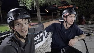 RIDING WITH SOME OF THE BEST BMX PROS IN THE...