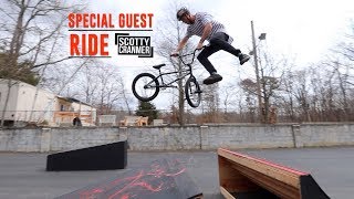 RIDING BMX FOR A SPECIAL GUEST!