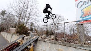 GHETTO RAMP FENCE JUMP CHALLENGE!