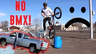 SECURITY HATING ON BIKE RIDERS!