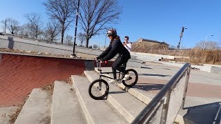 MATTY’S GIRLFRIEND RIDES A BMX BIKE FOR...