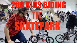 200 KIDS LOCKED IN A SKATEPARK ALL NIGHT!