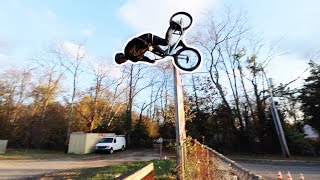 MASSIVE BMX FLIP OVER FENCE GAP!