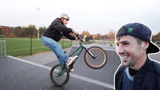 OLD FRIENDS RIDING A COLD SKATEPARK!