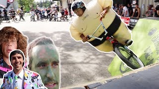 SUMO RIDES BMX ON THE CURVED WALL!