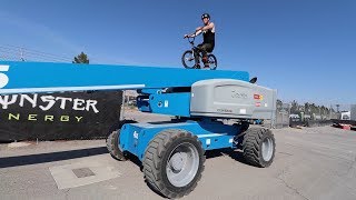 RIDING BMX IN A CONSTRUCTION SITE!