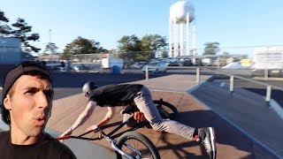 OH SNAP! BIKING THE HARD WAY!
