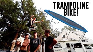 CRAZY TRAMPOLINE GAME OF BIKE!