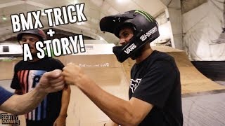 TRICK AND A STORY AT THE SKATEPARK!