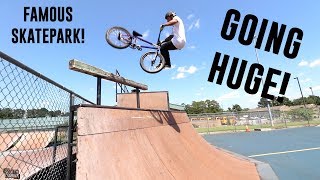 RIDING A WORLD FAMOUS SKATEPARK!