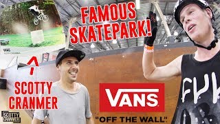 RIDING THE VANS INDOOR SKATEPARK!