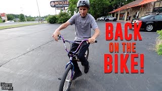 RIDING MY BIKE AGAIN! *FIRST TIME SINCE ACCIDENT*