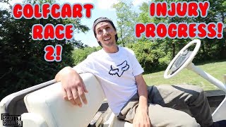 GOLF CART OBSTACLE COURSE RACE 2!