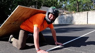 HUMAN BICYCLE RAMP!