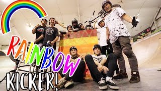 BMX BIKE TRICKS ON RAINBOW RAMP!