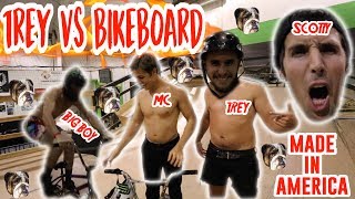 BICYCLE  BOARD VS TREY JONES!