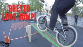 GHETTO BMX LONG JUMP CHALLENGE!