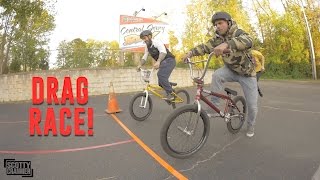 THE BMX DRAG RACE!