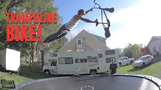 CRAZY TRAMPOLINE BMX GAME!