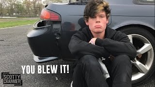 BIG BOY DRIFTS HIS S14 FOR THE FIRST TIME!