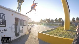 HE JUMPED OFF THE RV!