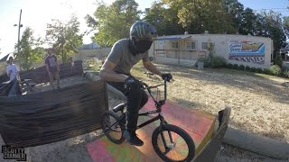 BLINDFOLDED BMX CHALLENGE!