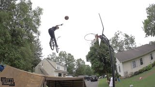 BMX BASKETBALL TRICK SHOTS!