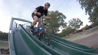 RIDING BMX AT SCHOOL!