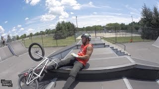 CORY BREAKS BUTT AT SKATEPARK!