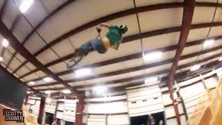 CRAZIEST DOUBLE BACK FLIP CRASH! THE...