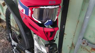 Leatt 1.0 Dh helmet & VeloCity 6.5 goggle...