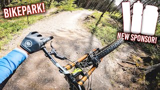 BIKEPARK Riding & New Sponsor!