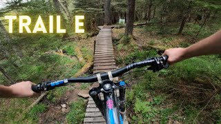 Trail E at Snowshoe Bike Park 4K (starting...