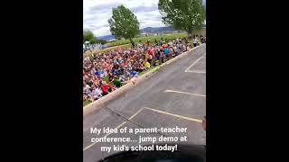 Jumping on the school roof!      #shorts...