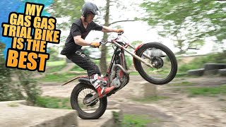 RIDING MY GAS GAS TRIAL BIKE IS THE BEST -...