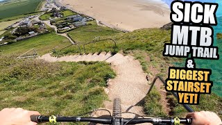 SHREDDING A SICK MTB DIRT JUMP TRAIL AND THE...