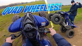 how to wheelie on a quad how to wheelie on a quad