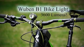 WUBEN B1 Professional Bike Light | 3600 Lumens