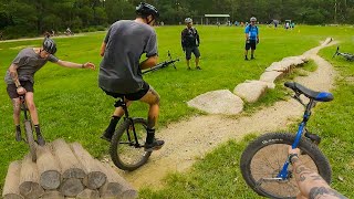Mountain Unicycling on a 29' MUNI with a Disc...