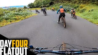 FLAT OUT TIMED RACING THE SICKEST DOWNHILL...