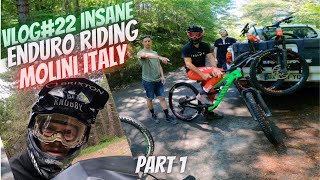 INSANE enduro trails in Molini Italy With...