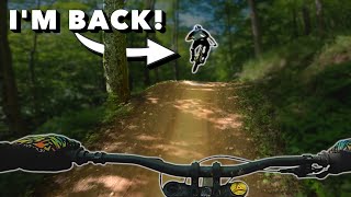 The BEST feeling ever! #snowshoebikepark