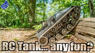 Bashing and Crawling an RC TANK! Bwine Q111...