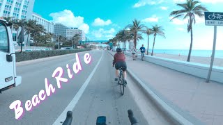 Beach Cycling Fort Lauderdale A1A 4k 30 Minute...