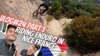 Riding MAD Trails around Nice France -  PART 1...