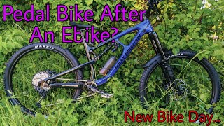 RIDING A NEW PEDAL BIKE AFTER AN EBIKE! ROCKY...