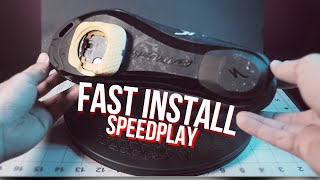 How To Install Speedplay Cleat Fast No Talking