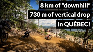 A top to bottom run at Le Massif de Charlevoix...